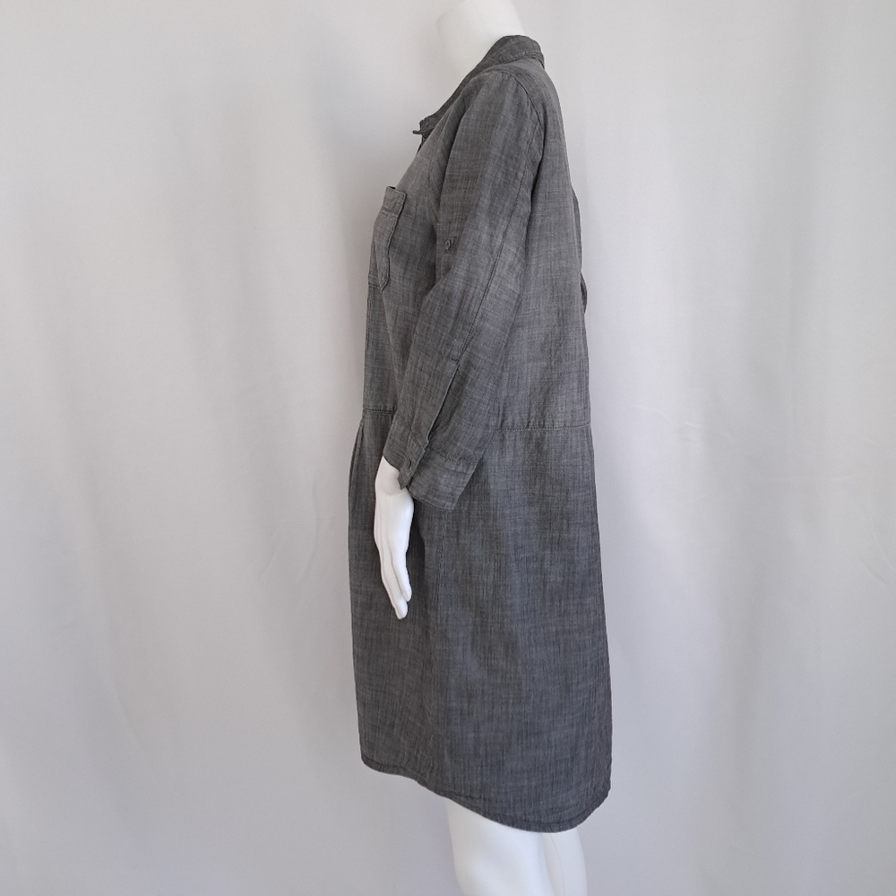 Calvin Klein Jeans Chambray Shirt Dress - Picture 3 of 8